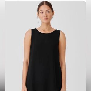 Eileen Fisher Women's Silk Georgette Crepe Tank